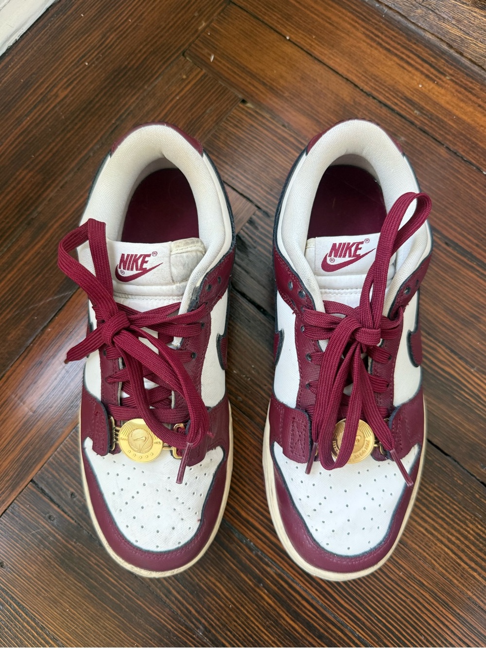 Women’s Nike Dunk Low SE Sisterhood Sail Team Red - Picture 3 of 6